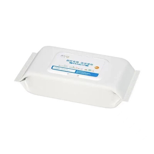 Kitchen wipes 80 cigarettes large package to remove oil stains disposable cleaning range hood stove wet wipes factory