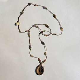 藤蔓.多款紫黄晶草莓晶粉晶项链