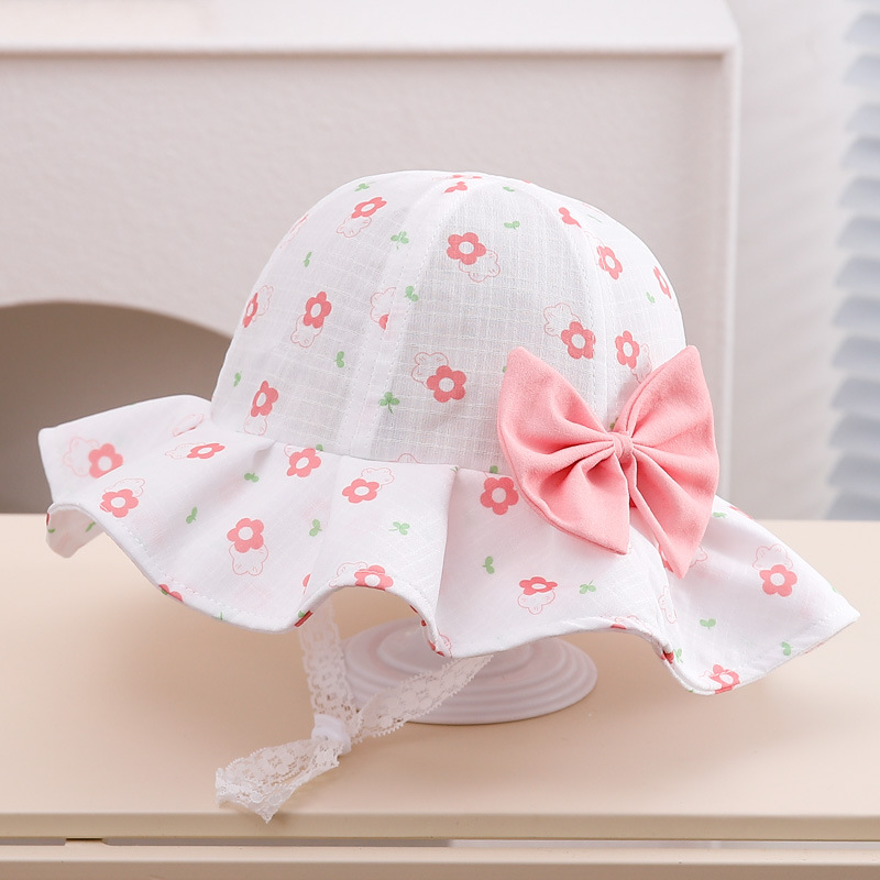 Sombrero de bebé sombrero de verano bebé princesa hermosa sombrero de sol sombrero de pescador sombrero de sol para niños pequeños sombrero de primavera y otoño