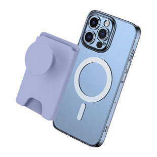 New Suitable for Apple iphone14 13pro Magnetic Card Bag Magsafe Magnetic Mobile Phone Airbag Bracket