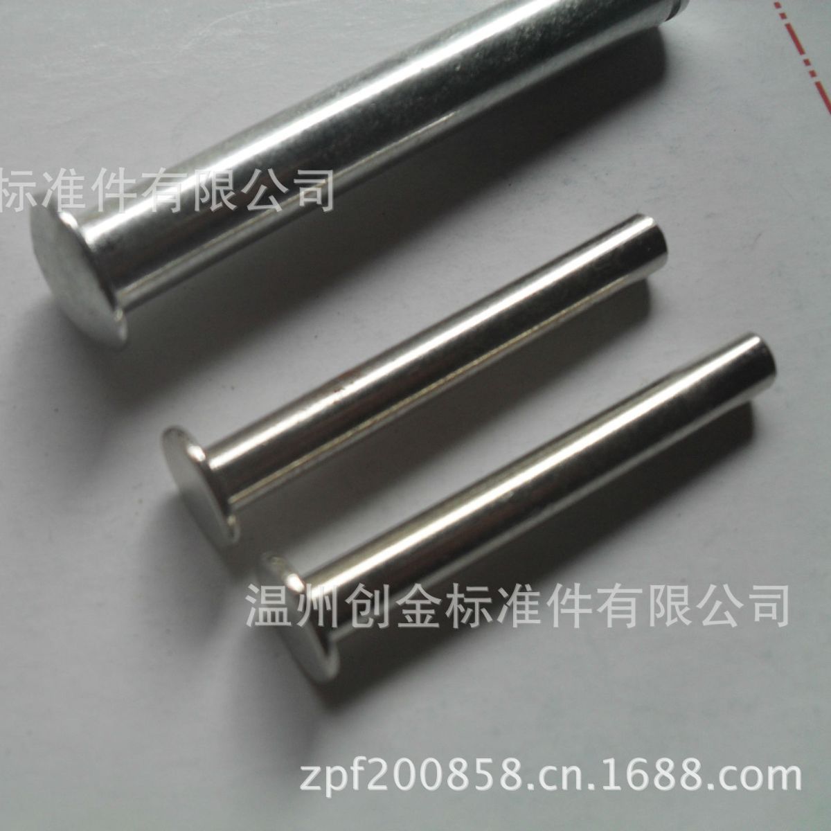 厂家供应铁锅铝铆钉不锈钢头铝铆钉铝包头可来样高强紧固件