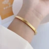 Matte golden bracelet