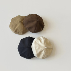 Autumn South Children's Hat Autumn/Winter Korean Version 2024 New Ins Fashion Girl Child Painter Hat Baby Beret Hat Wholesale
