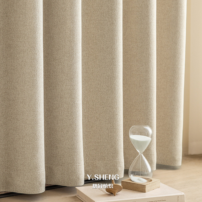 Zhihe Cashmere Curtains “Soft to the Heart of Curi], Shaoxing Keqiao Curtains New Full Blackout Living Room Bedroom