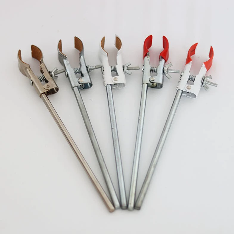 Производитель оптом продает большие количества превосходных по цене зажимов для стаканов длиной 27cm см, изготовленных из железа с гальваническим покрытием, для экспериментов в специальной лабораторной среде.