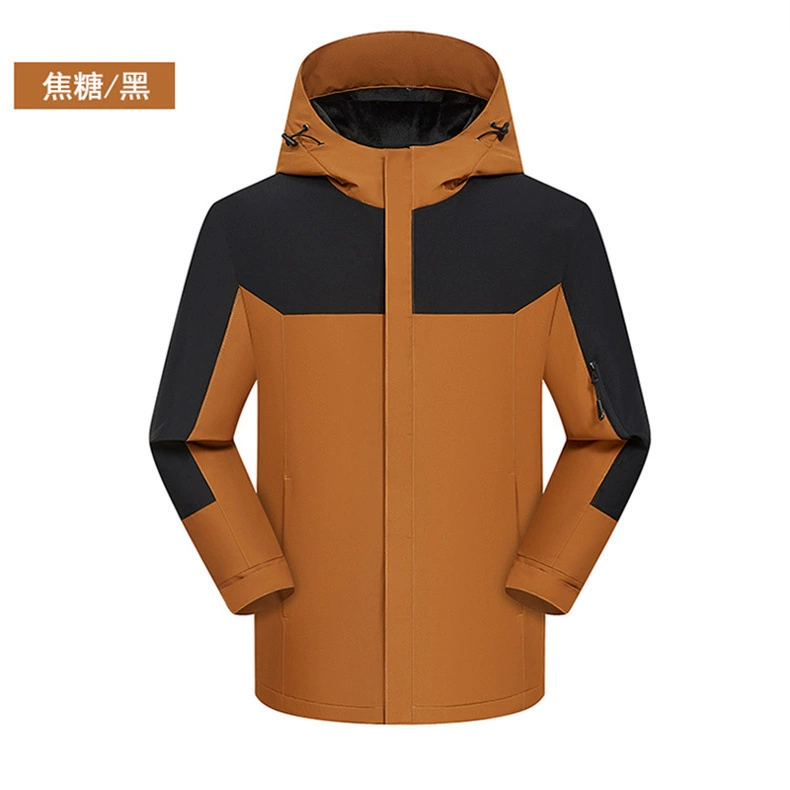 (Бутик функциональное пальто с хлопковой подкладкой) 2023 Новая Механическая четырехсторонняя эластичная куртка с хлопковой подкладкой, мужское цельное сверхмягкое флисовое пальто