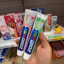 韩国2080儿童牙膏 宝宝牙膏低氟6-9岁 水果味口气清新 80g