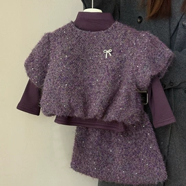 童连衣裙;童套装;普通外套