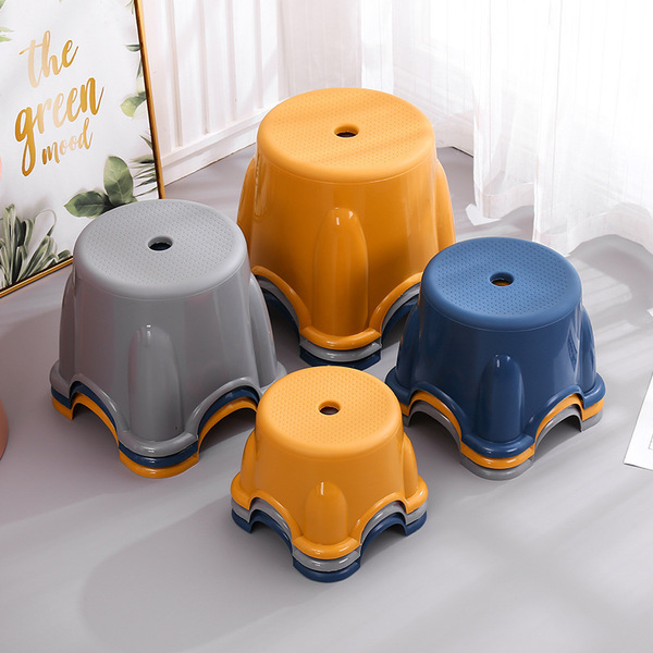 Plastic stool thickened cooked rubber family low stool Children's…