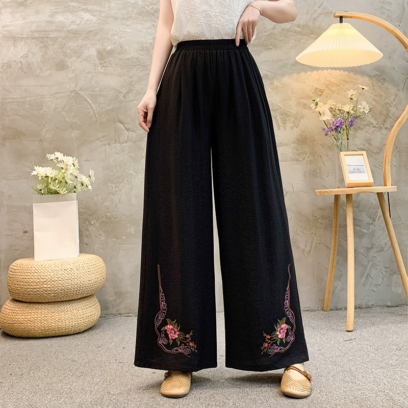 2025 Летние комфортные мамочки повседневные модные брюки