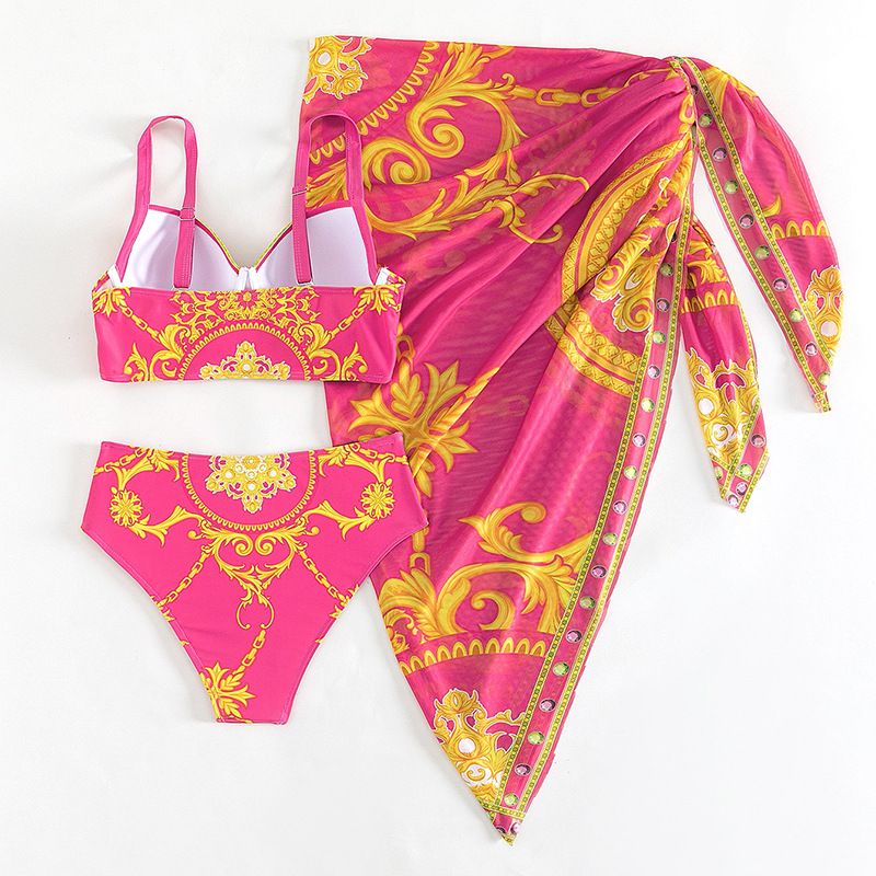 Mujeres Elegante Estilo Moderno Color Sólido Juego De 2 Piezas Bikinis Traje De Baño display picture 5