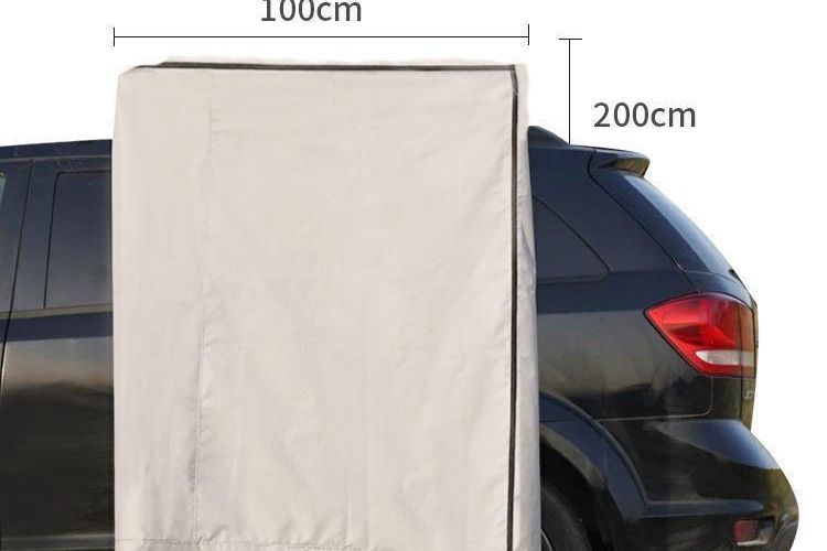 Outdoor bathing tent, aluminum alloy shower tent, car-mounted shower tent, enclosed rear car bathing tent