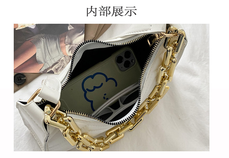 Retro New Fashion Korean Simple Western Style Chain Armpit Bag display picture 20
