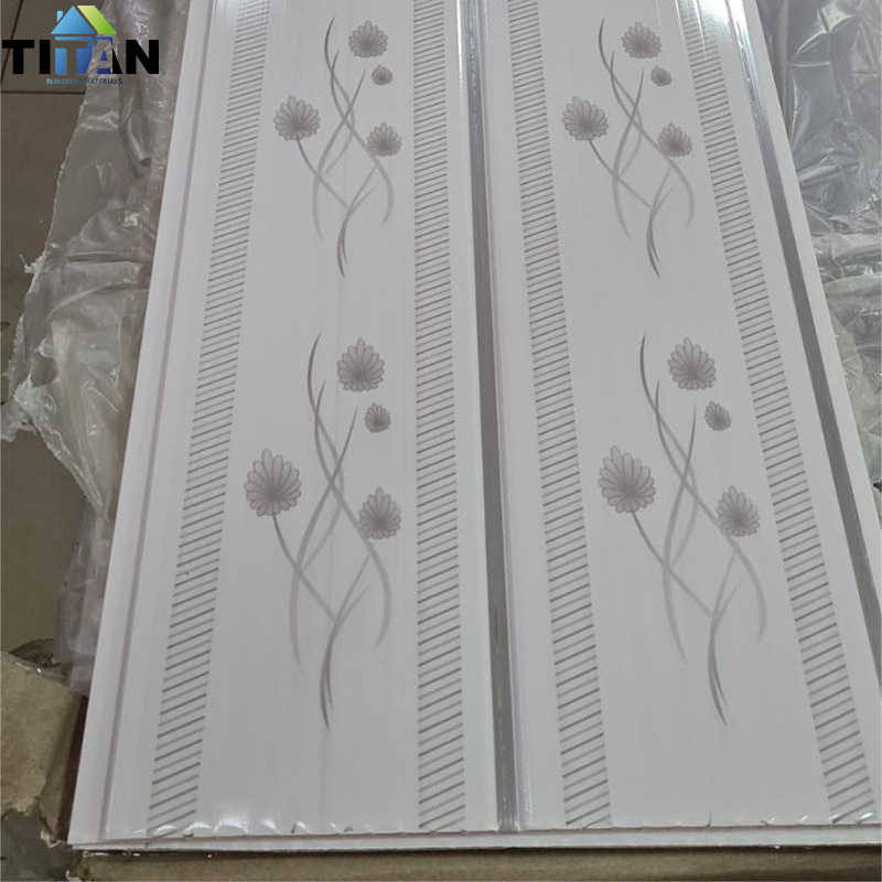 Honduras venta directa de fábrica 30 cm * 0,8 cm PVC fuelle decorativo techo de pared panel de techo