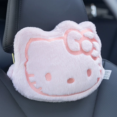 Cartoon Car Pillow, Car Neck Pillow, Car Shoulder Strap, Seat Belt Protective Cover, Creative Four-Season Universal Cervical Headrest (Headrest) - a-car-pillow-see-description