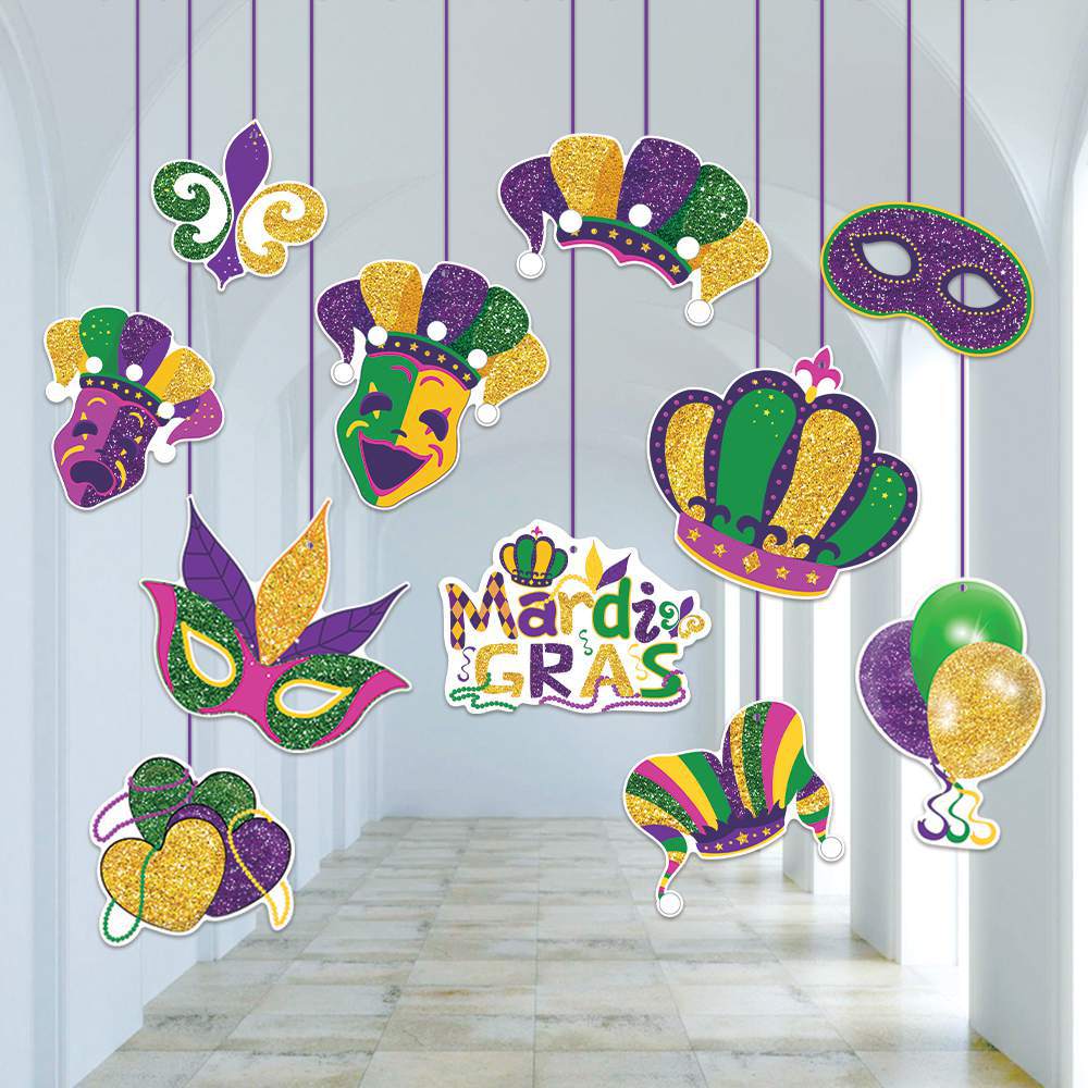 Amazonas Brasil carnaval decoración de la fiesta Mardi Gras máscara de carnaval colgante colgante decoración