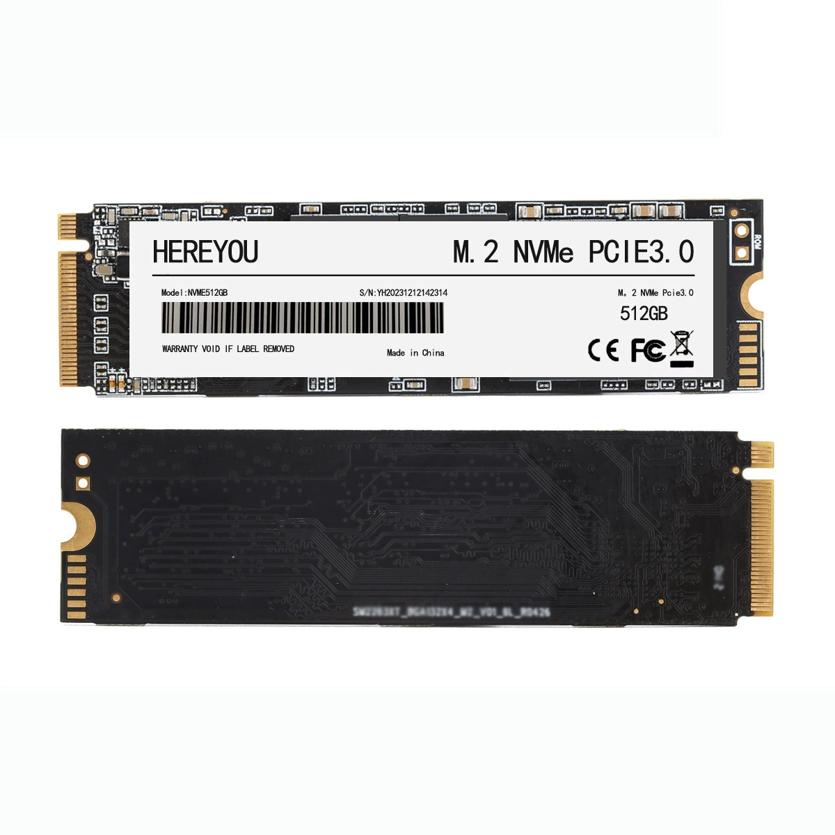 M.2 NVMe (HEREYOU) M2 SSD, PCIe 3.0, M.2 2280 — 128GB–2TB высокоскоростной твердотельный накопитель
