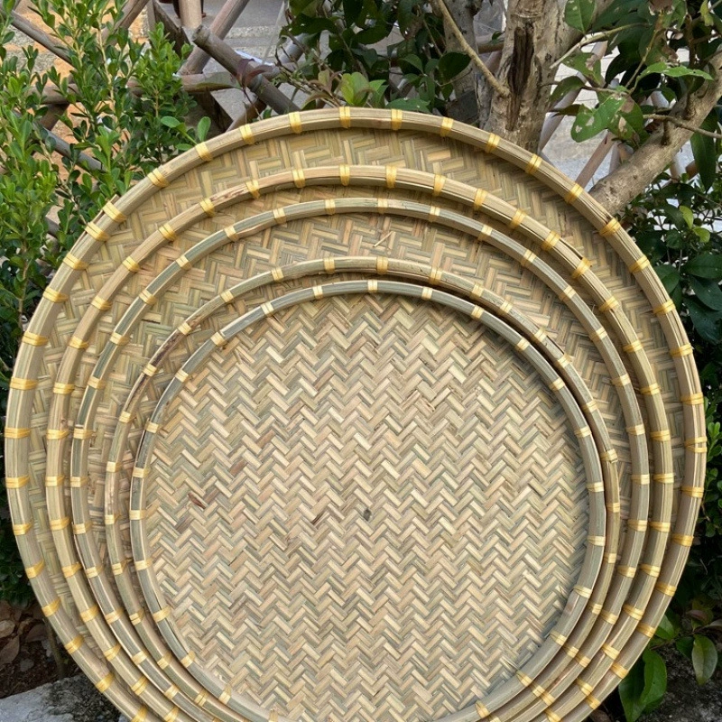 Бамбуковое сито ручной работы совок бамбуковые плетеные изделия