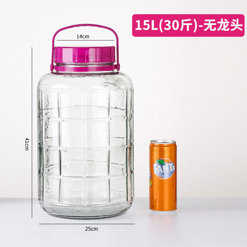 泡酒玻璃瓶食品级家用密封罐龙头泡菜坛子腌菜专用杨梅酒瓶空瓶|undefined