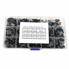 670PCS/14�� ֱ�������� NPN PNP 13001 S8050 S9012 TO-92��װ��