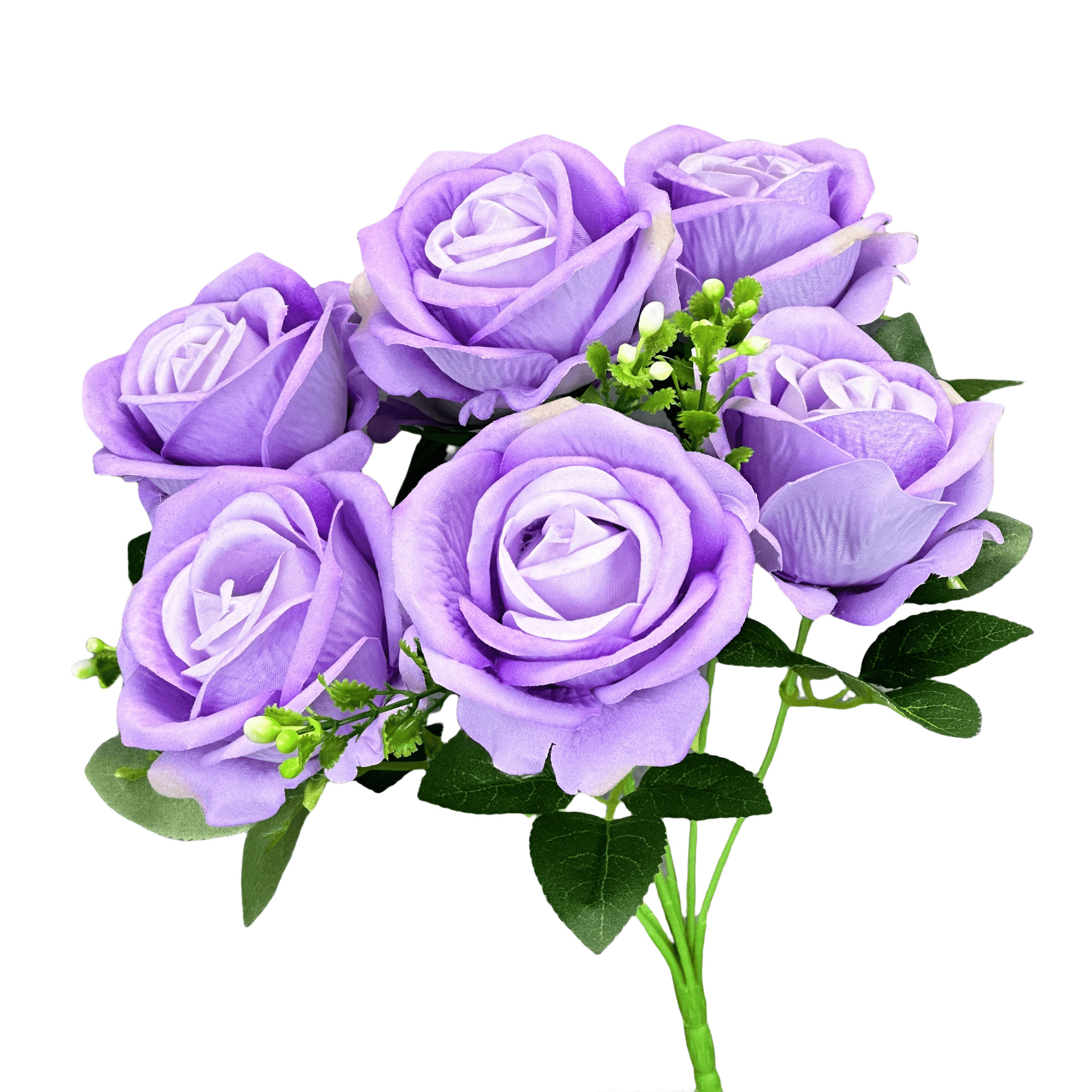 Simulación de 7 cabezas de tela de terciopelo rosa boda decoración del hogar decoración de mano transfronteriza flores falsas adornos al por mayor