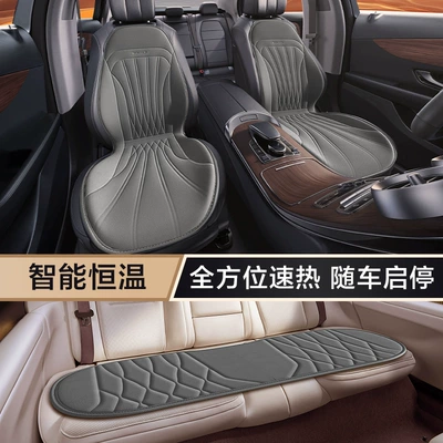 Multi-function pad, double seat car electric heating - front-and-rear-car-athens-grayall-round-rapid-heatingstart-and-stop-with-the-car