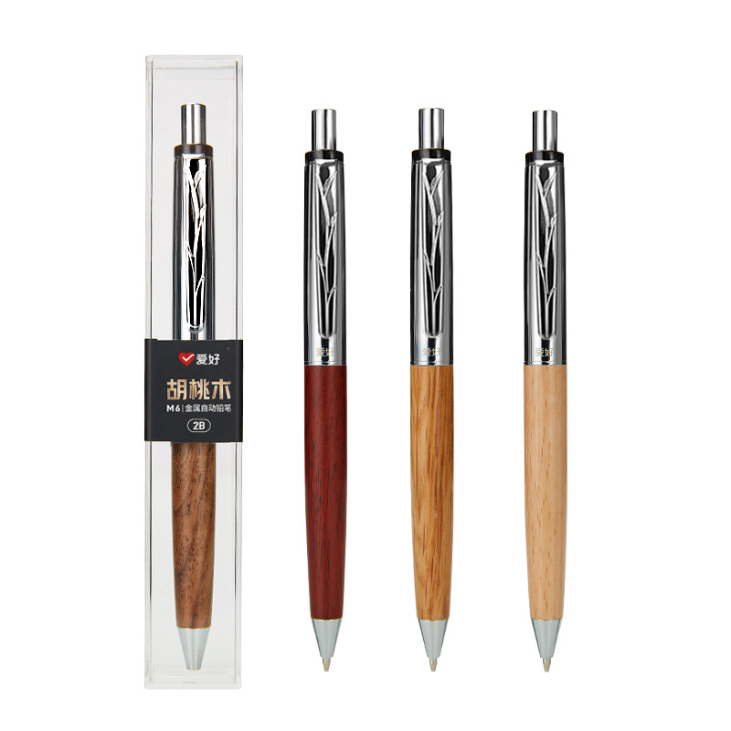 Automatic elite wooden pen for pencils