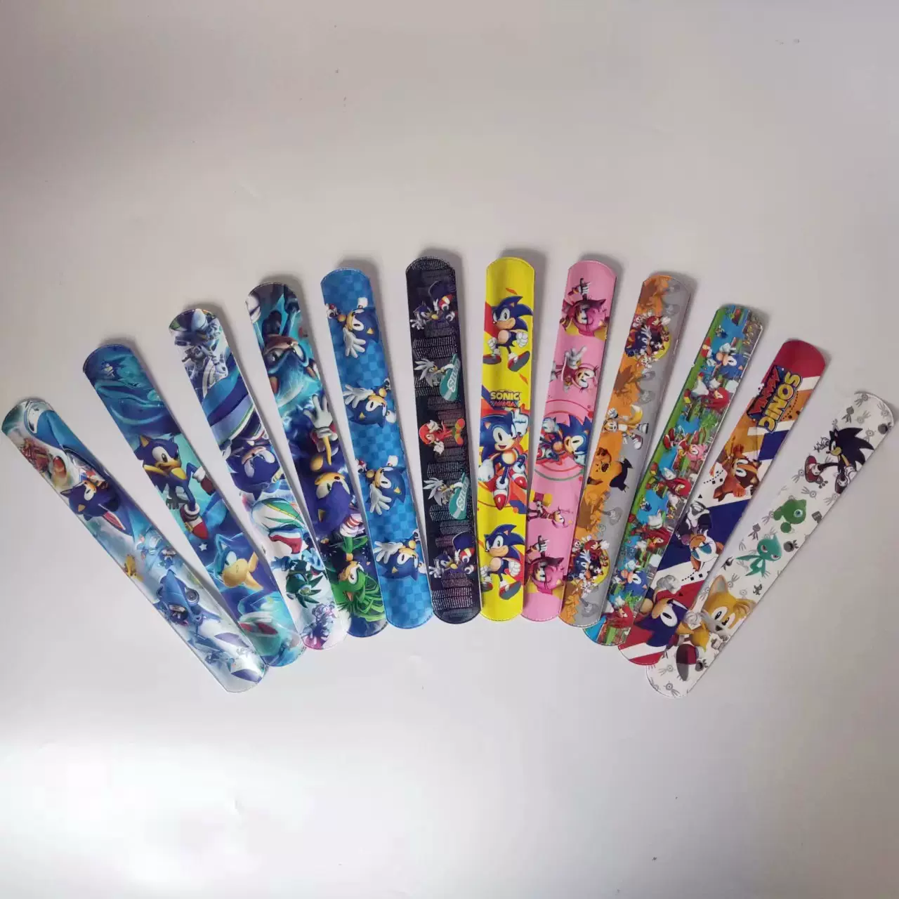 新款索尼克系列儿童玩具手腕带卡通动漫亚马逊跨境电商货源啪啪圈