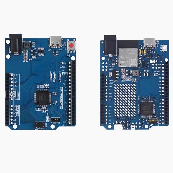 Улучшенная версия платы разработки UNO R4 совместима с официальной материнской платой R4 WIFI/MINIMA для обучения программированию микроконтроллеров.