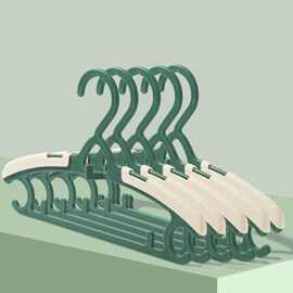 儿童伸缩衣架防滑无痕家用婴儿收纳晾衣多功能衣服架热销防滑伸缩