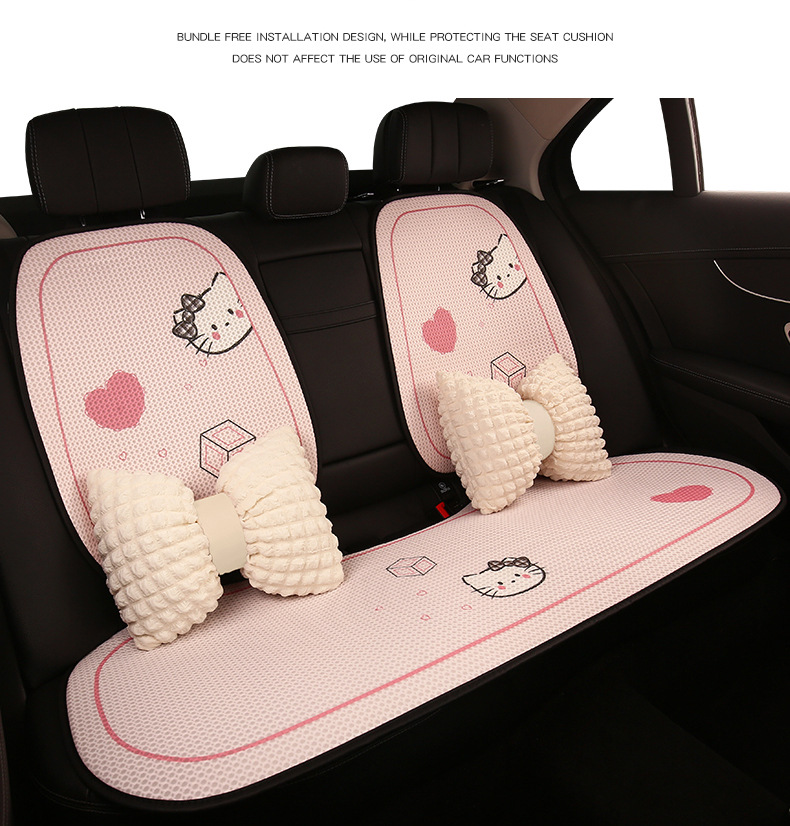 26 New Car Seat Cushions, Universal for All Seasons, Cute Seat Cushions, Breathable Thin Cooling Cushions, Summer Seat Cushions for Women That Are Resistant to Dirt