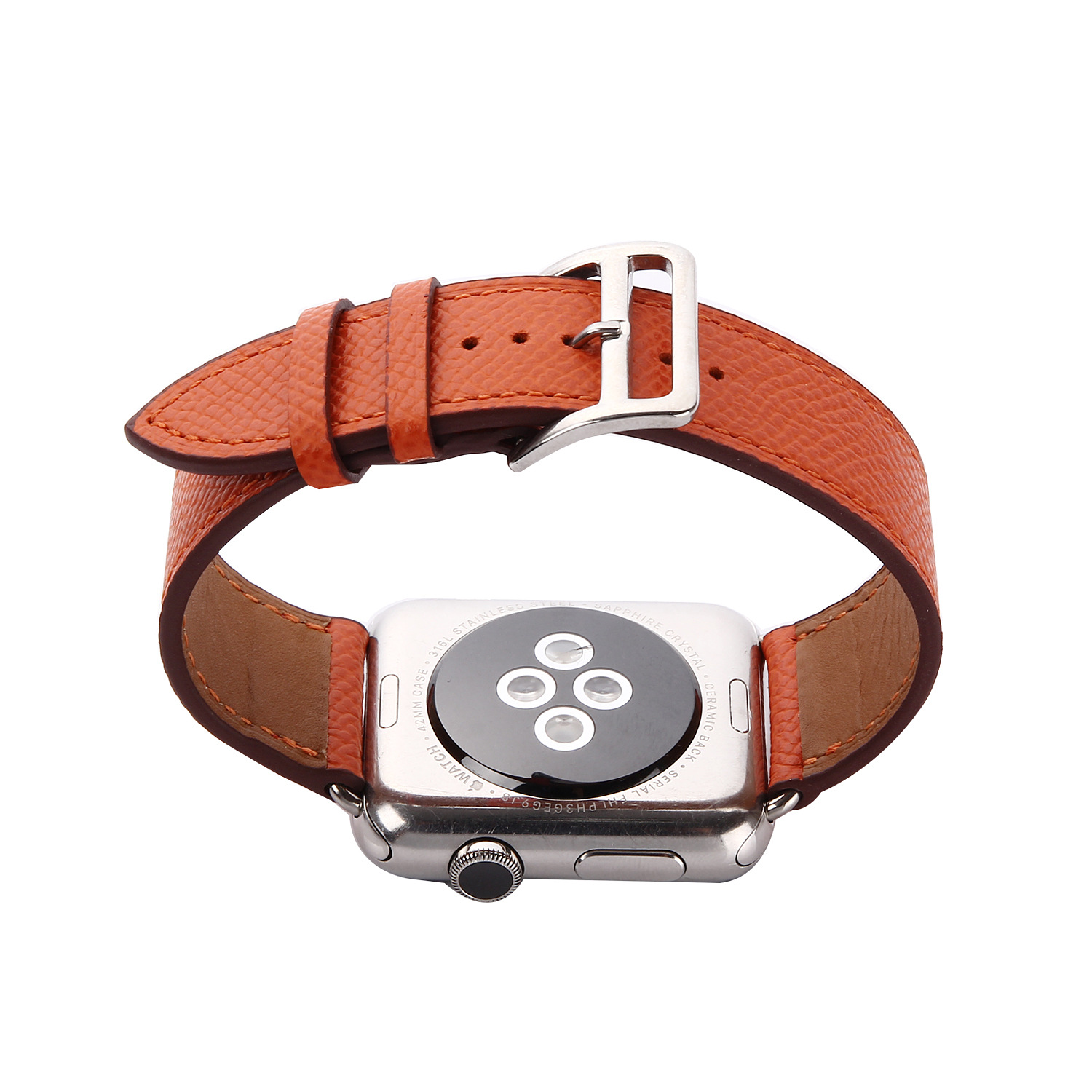 42/44mm 오렌지 (팜 프린트)