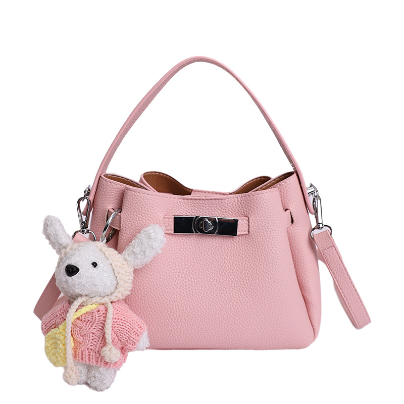 Coreano de nicho de alta calidad canasta de verduras, bolso de cubo de mano para mujeres 2026 nuevo estilo extranjero, lujo ligero y versátil bolso de mochila