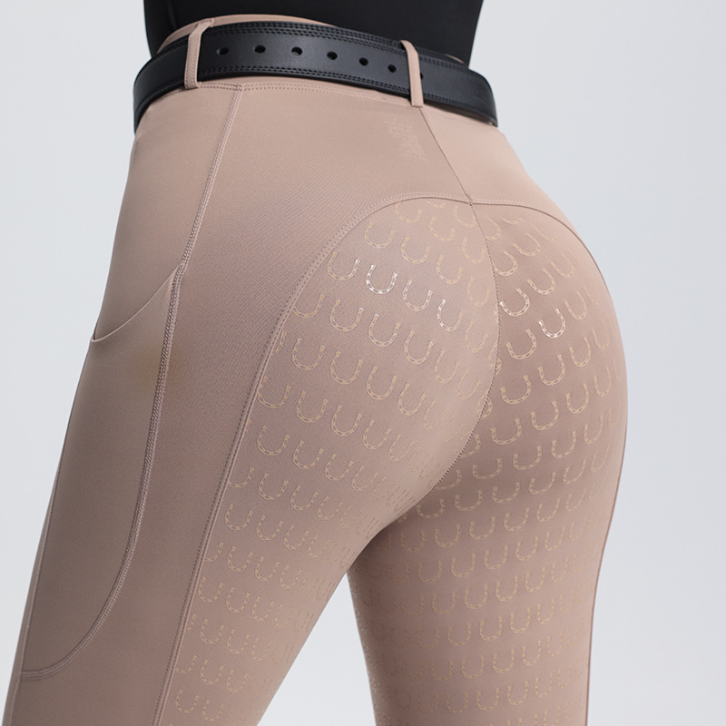 Silicone Equestrian Pants All Seasons Professional Grade Riding Pants Men and Women Equestrian Clothing Knight Equipment Wear-Resistant Non-Slip Riding Pants Factory