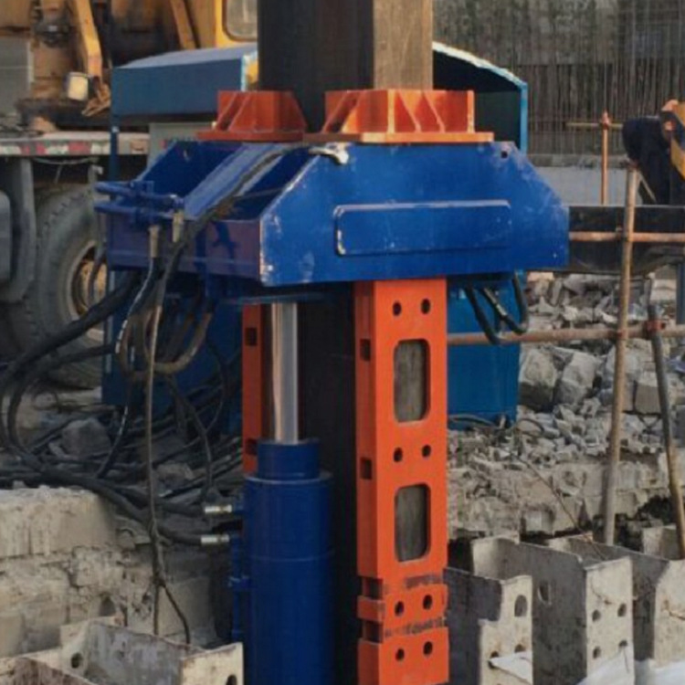 Excavadora, máquina de pilotes, excavadora modificada, martillo vibratorio hidráulico, máquina de pilotes estáticas, pilotes fotovoltaicas prefabricadas de placa de acero