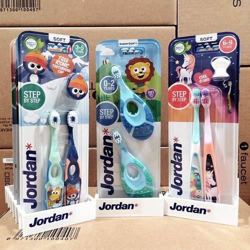 Norwegian toothbrush Jordan toothbrush baby children's soft-bristled deciduous toothbrush training toothbrush deciduous tooth toothbrush 0-2-5 years old