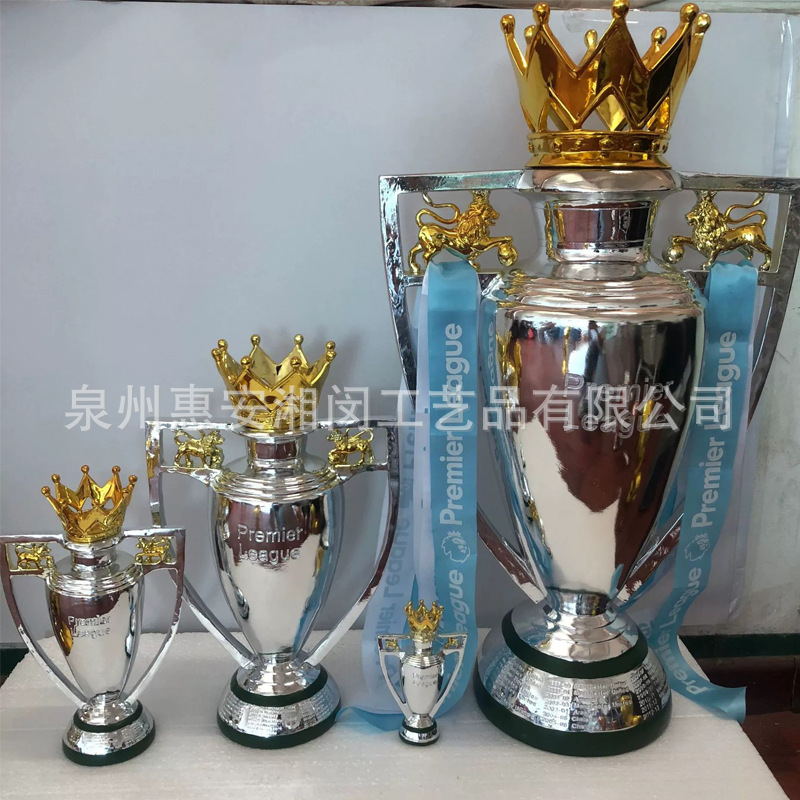 Copa del Mundo de fútbol de la Premier League Supplies de fanáticos Juegos de fútbol de Liverpool Recuerdos Artesanías de resina galvanizada