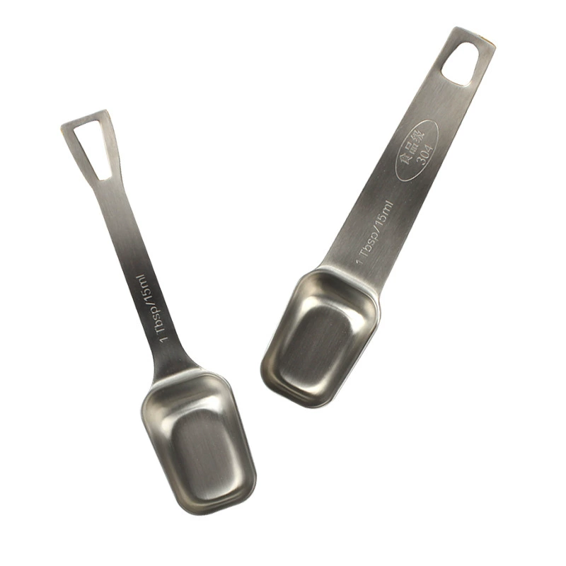 304 нержавеющая сталь с мерной ложкой со шкалой 15 мл ложка кофейная ложка приправа фруктовый порошок ложка кухонные инструменты