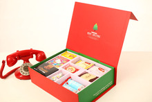 創意食品聖誕禮物韓國巧克力禮盒送女友送閨蜜孩子零食大禮包