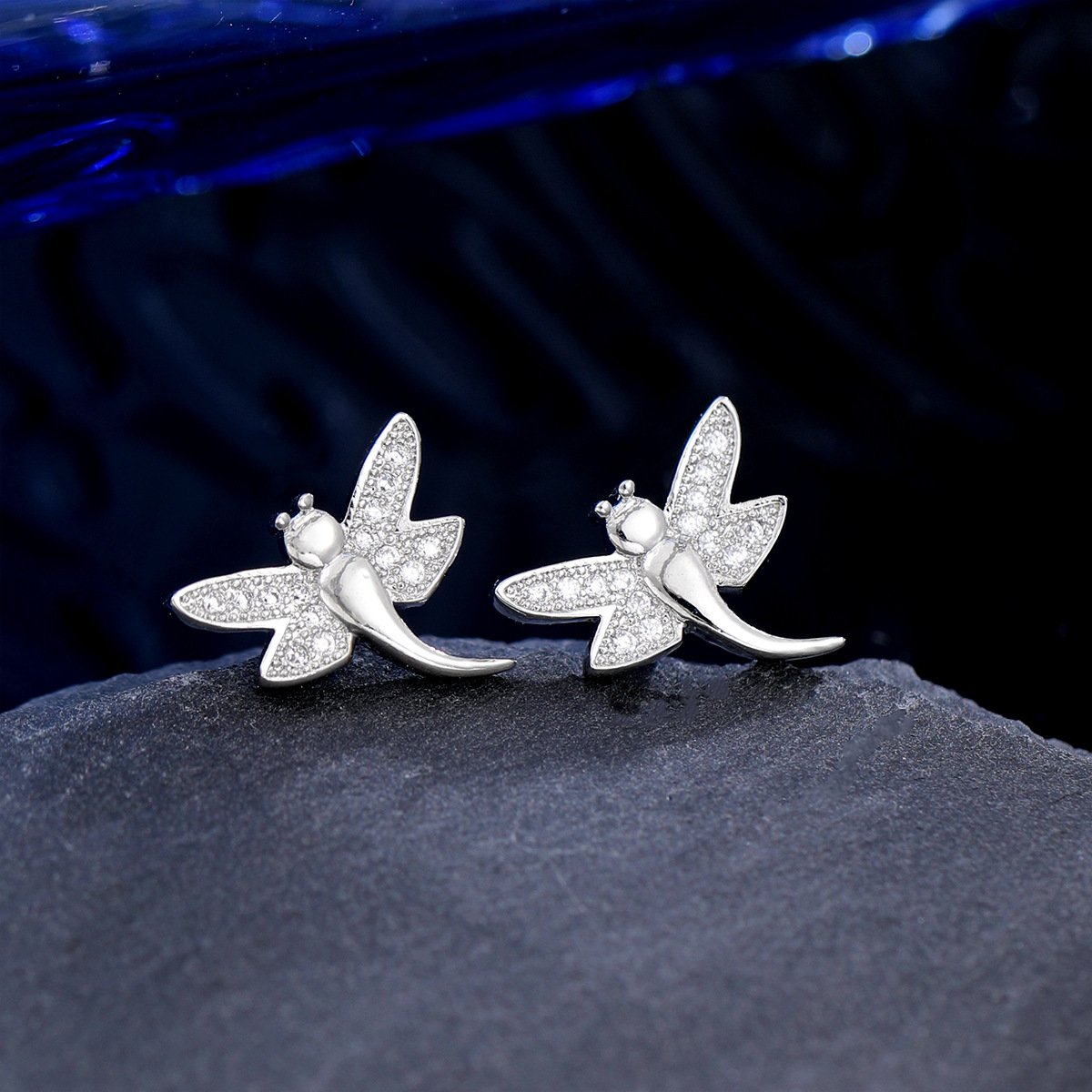 CR7 Diamond Studs - Micro-Inlaid Zircon Hip Hop Earrings For Men (Football Inspired Luxury Studs, Hot Selling)_voghion.com