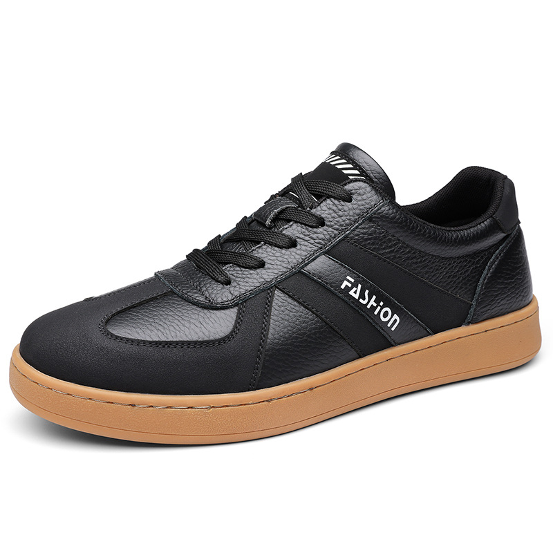 Atmungsaktive Herren Canvas Sneaker Mit Dicker Sohle Freizeitschuhe_voghion.com