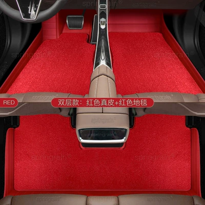 B10 B01 C16 Lafa5 A10: Modelə uyğun ayaqaltı - double-layer-red-leather-velvet-blanket