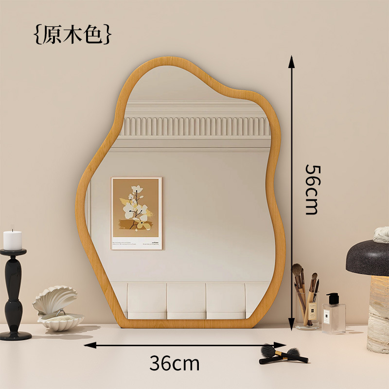 Espejo decorativo retro espejo de maquillaje medieval espejo de vestir espejo de vestir sala de estar se puede colgar en la pared espejo de escritorio espejo de vestir espejo
