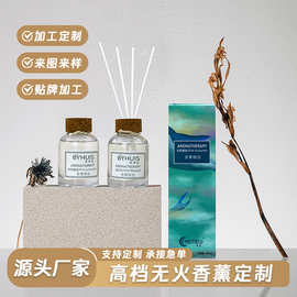 无火香薰酒店精油室内空气清新剂卧室卫生间家用藤条除臭香氛定制