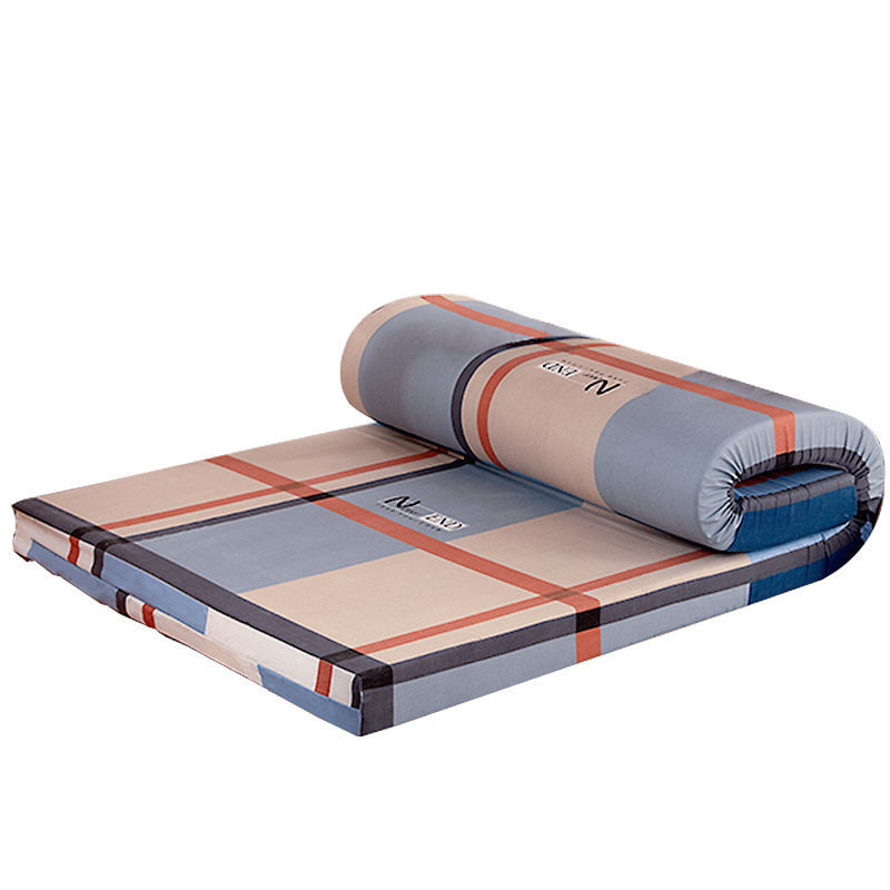 Thickened High-Density Sponge Mattress for Single and Double Student Dormitory Lower Bunk Kang Mattress Sponge Mattress Can Be Folded Without Deformation