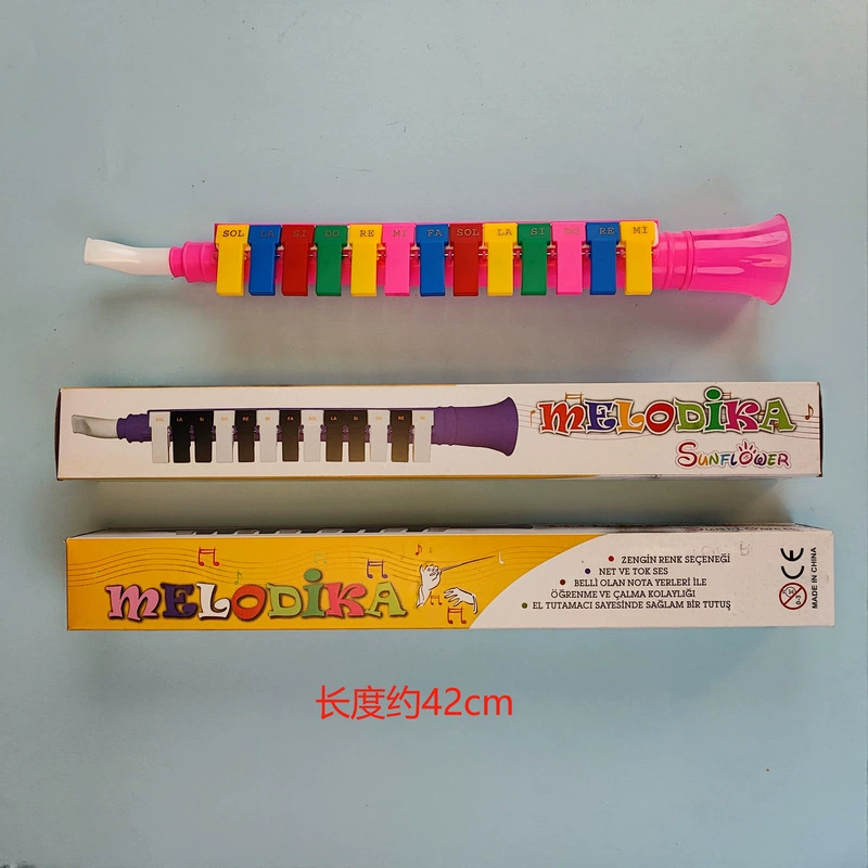 Harmonica, big musical instruments, plastic organ for students, 13 keys