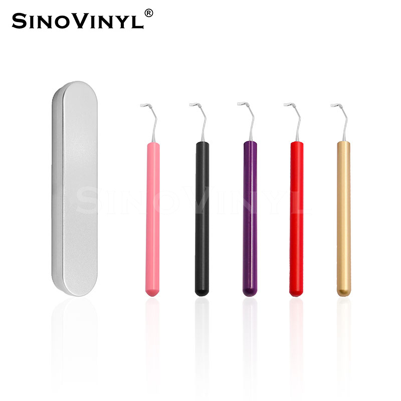 Xinlang pinzas pegatina de coche clip herramienta de eliminación de residuos traje gancho recoger palabra recorte residuos etiqueta engomada del coche película lagrimal herramienta