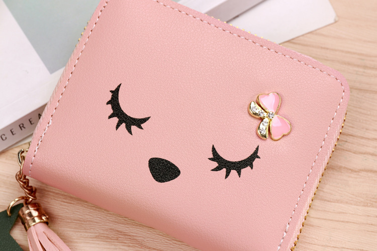 Classic Style Style Square Shape Women's Animal Pu Leather Zipper Wallets