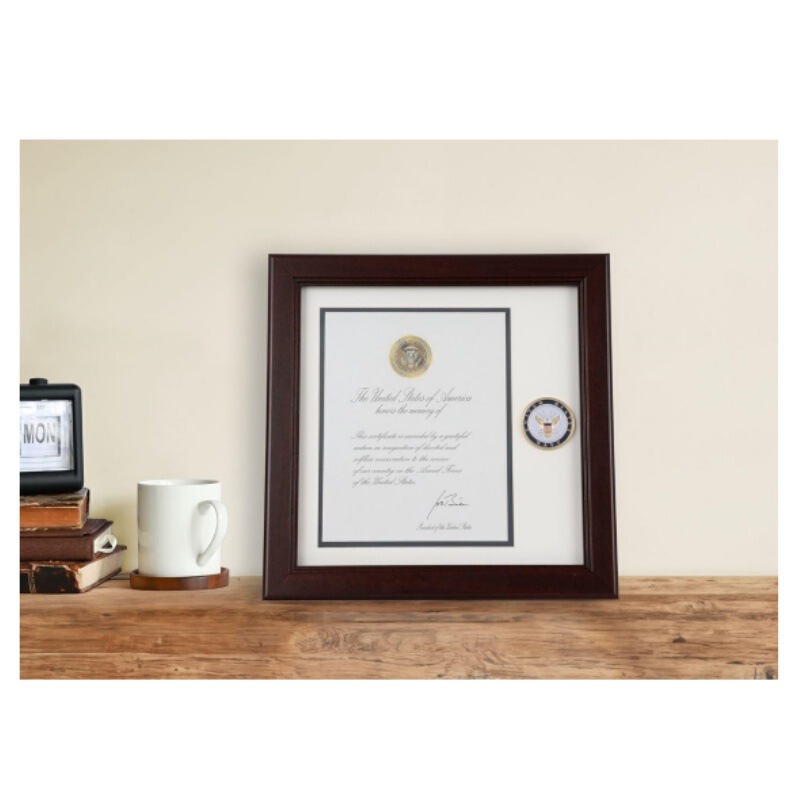 Solid Wood Vintage Certificate Framing Frame for Business License, Graduation Certificate, Authorization, and Calligraphy, Can Be Used as a Tabletop Display, Square Shape Solid Wood Vintage Certificate Framing Frame for Business License, Graduation Certificate, Authorization, and Calligraphy, Can Be Used as a Tabletop Display, Square Shape