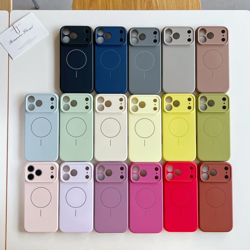 适用iPhone17Air臻品液态硅胶手机壳苹果16promax全包Magsafe磁吸|undefined